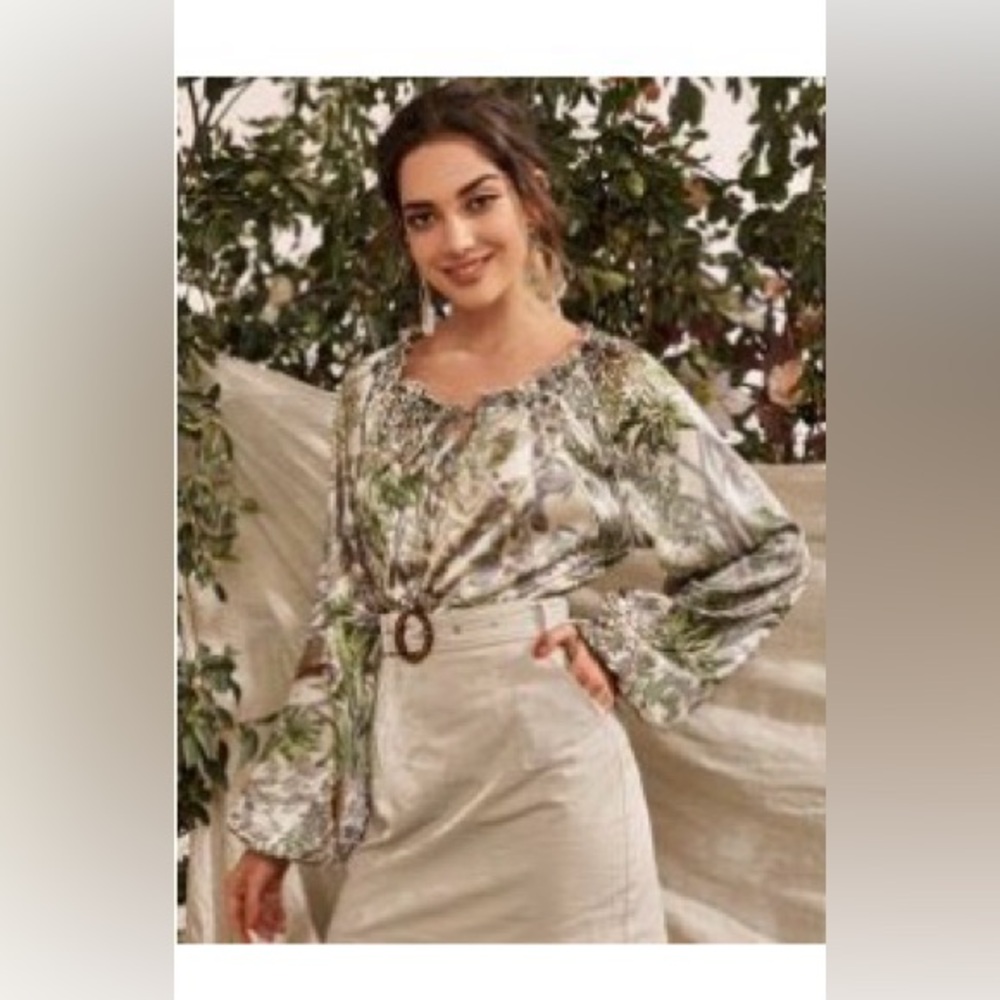 Floral Print Women's Top